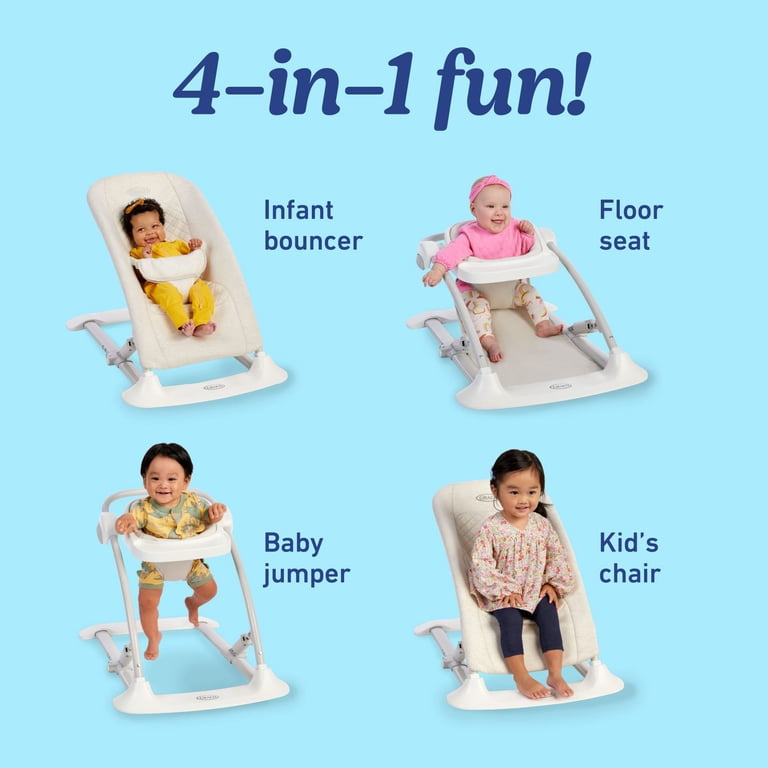 NEW Graco JumpStart Activity Baby Bouncer and Rocker in Pristine Fashion