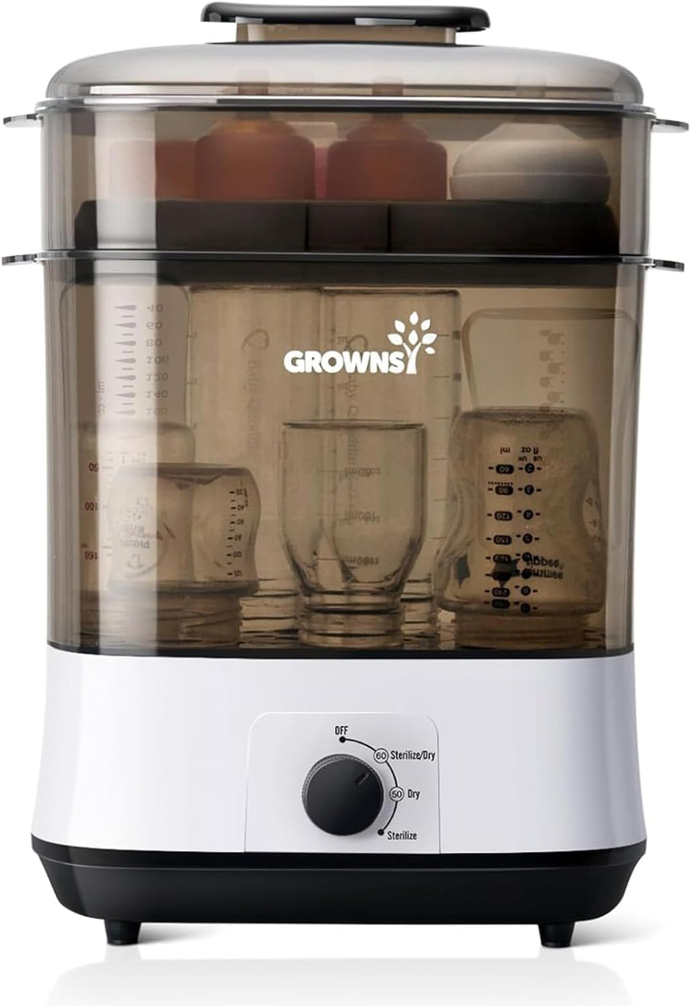 NEW GROWNSY Electrical Steam Bottle Sterilizer and Dryer