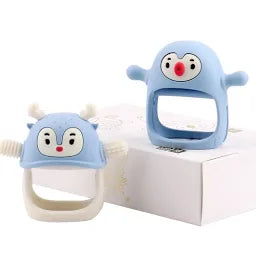 NEW Smily Mia Penguin and Reindeer 2Pack Baby Teething Toys Light Blue 0m+