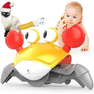 NEW Control Future Crawling Crab Interaction Toy Yellow - Me n Mommy To Be