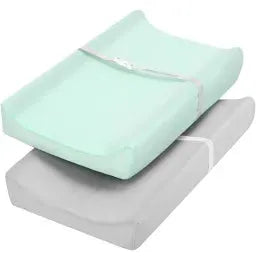 TILLYOU 2Pk Changing Pad Cover Set in Soft Jersey Material - Fits 32"/34''x16