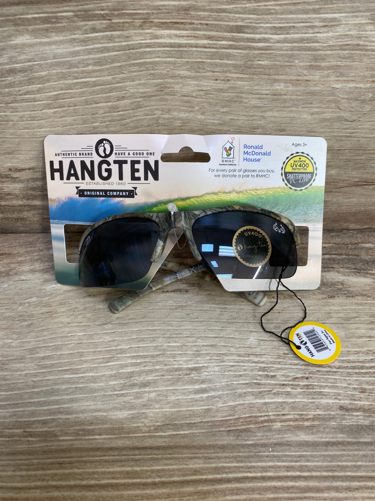 NEW Hang Ten Kids' Realtree Camo Sunglasses