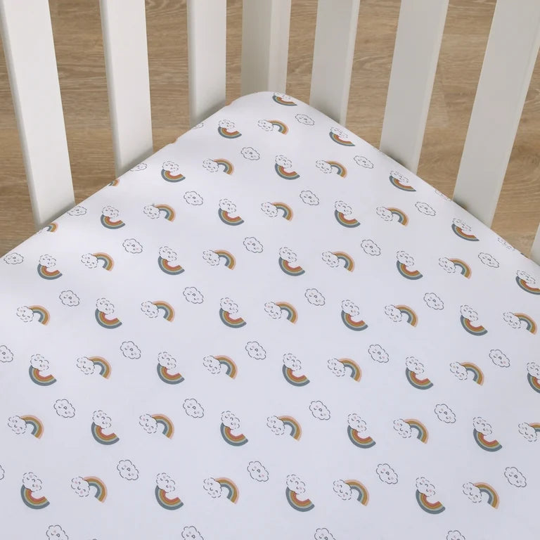 Carter's Chasing Rainbows Fitted Crib Sheet