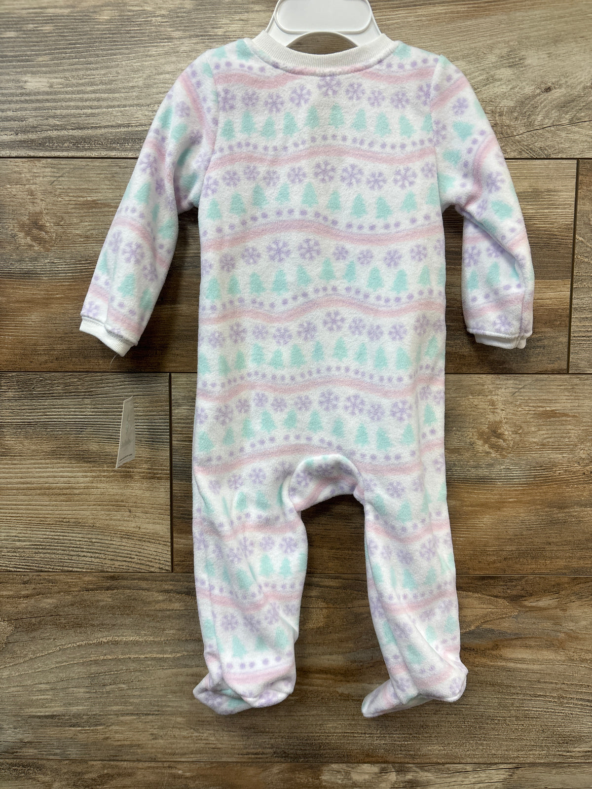 NEW Lullaby Lane Fair Isle Blanket Sleeper White sz 3/6m