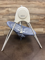 Graco Slim Spaces Compact Baby Swing in Pristine Blue