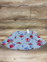 NEW Carter's Long Sleeve Peplum Top Blue sz 2T