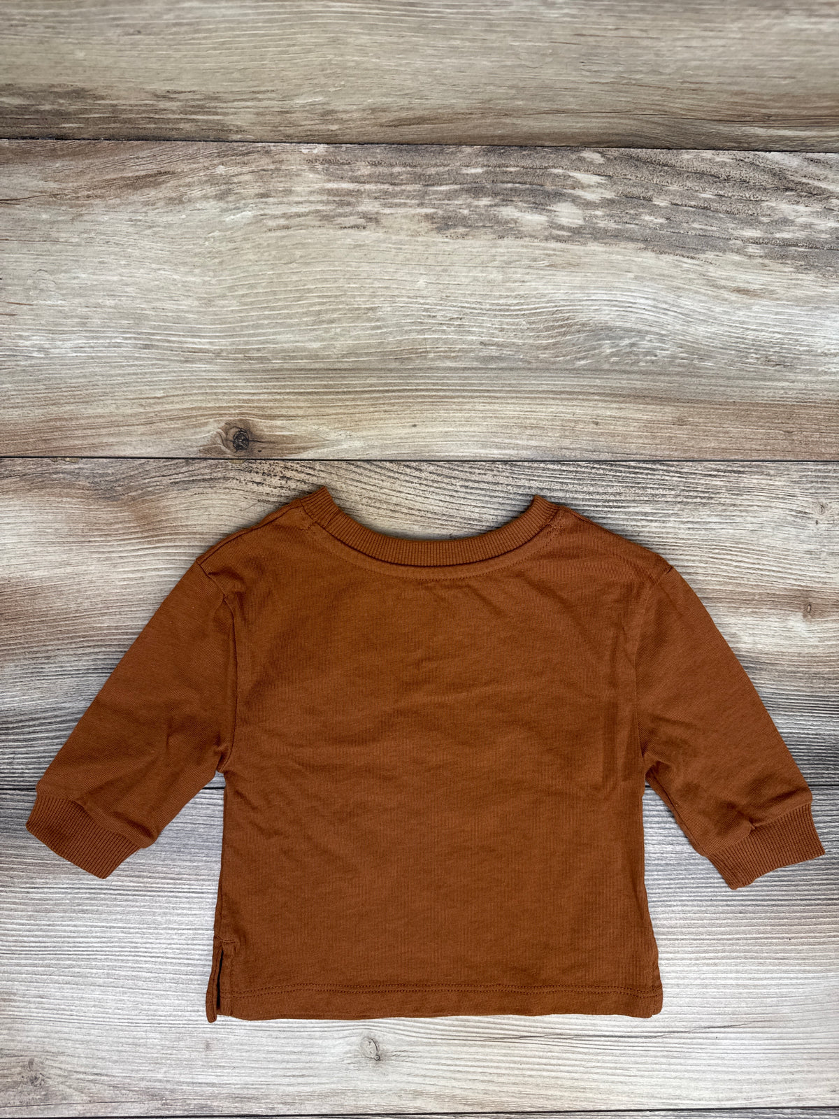 Little Co Bakes Fresh For Santa Shirt Brown sz 3m