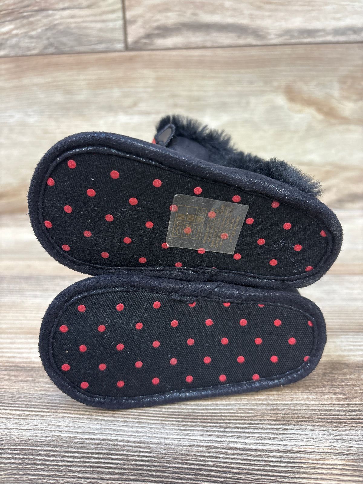 Disney  x Primark Minnie Mouse Soft Sole Booties Black sz 3c