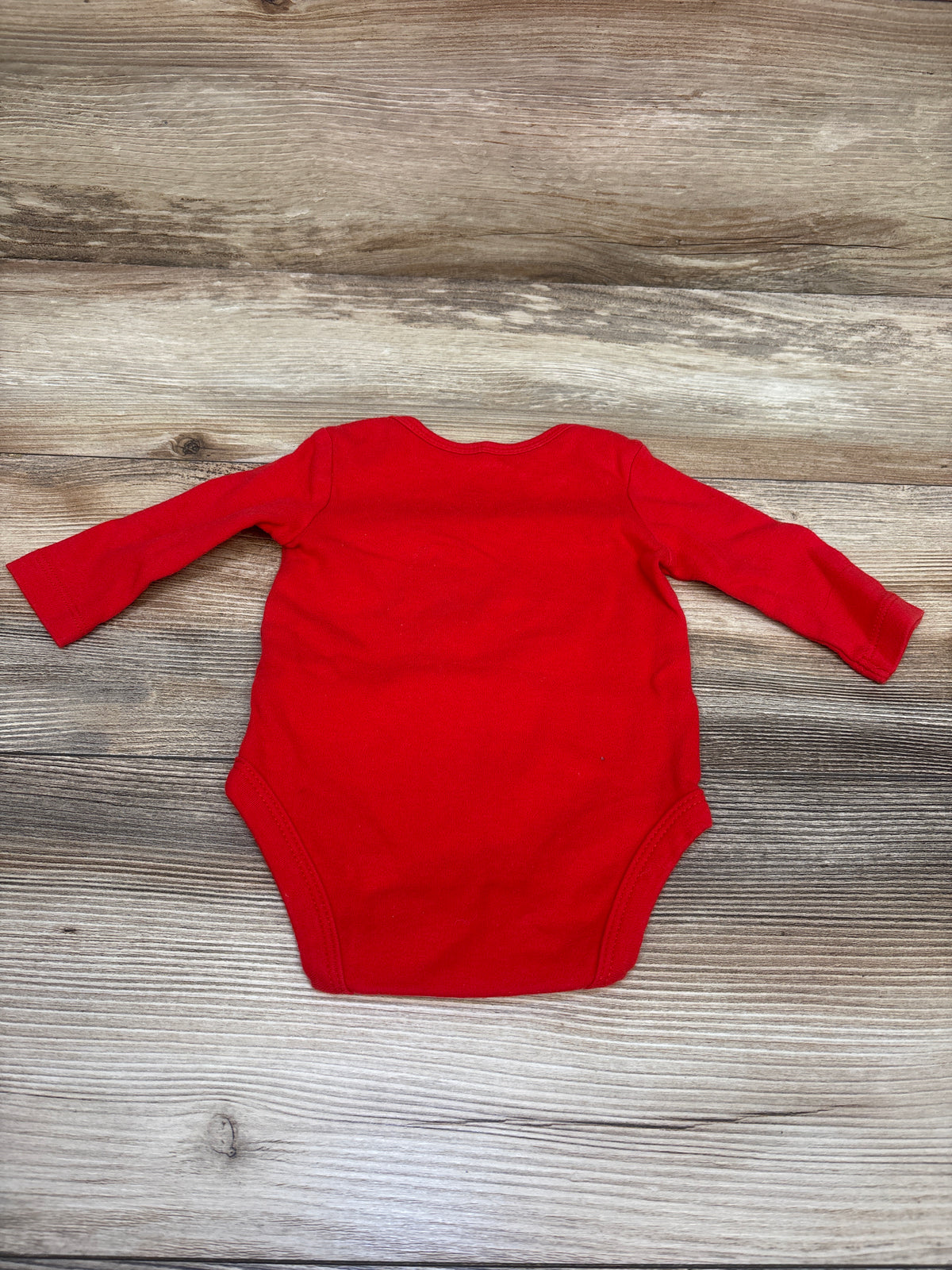 Carter's Silent Night Bodysuit Red sz 0-3m