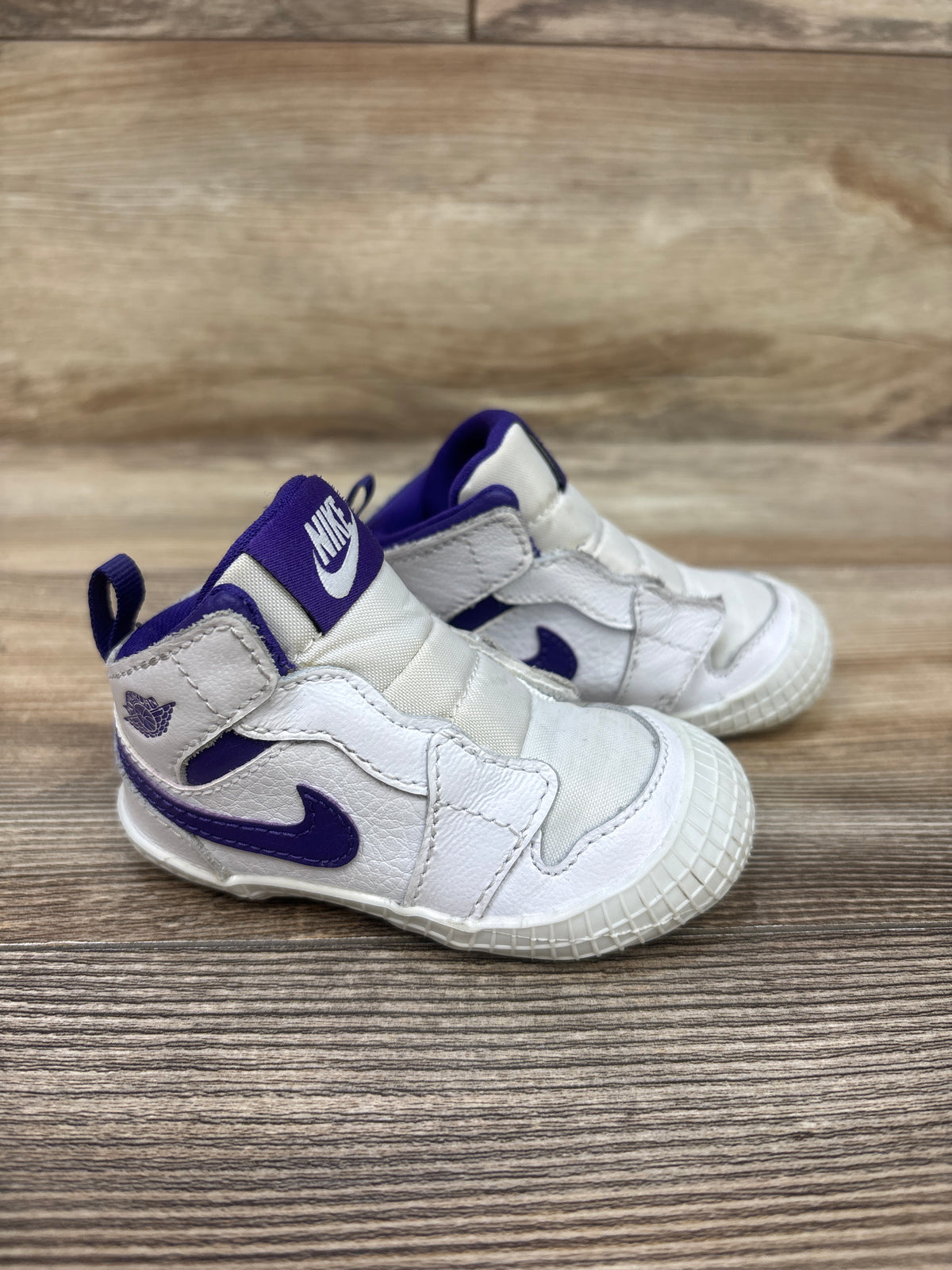 Air Jordan 1 Crib Bootie 'Court Purple' Sneakers sz 4c