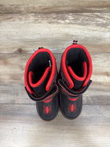 NEW Marvel Spider-Man Light-Up Winter Snow Boots Black sz 9c