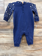 NEW Cat & Jack Tree Print Hooded Coverall Blue sz 0-3m