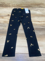 NEW Cat & Jack Star Leggings Black sz 3T