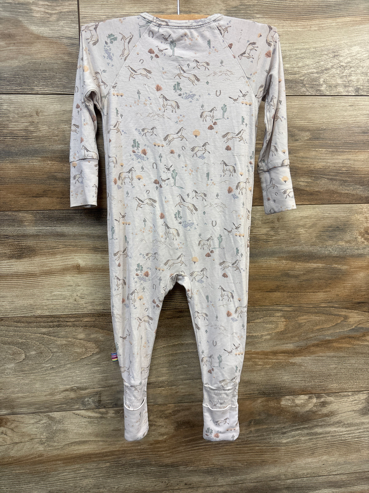 Magnetic Me RightFit Horse Convertible Footie Sleeper Beige sz 12-18m