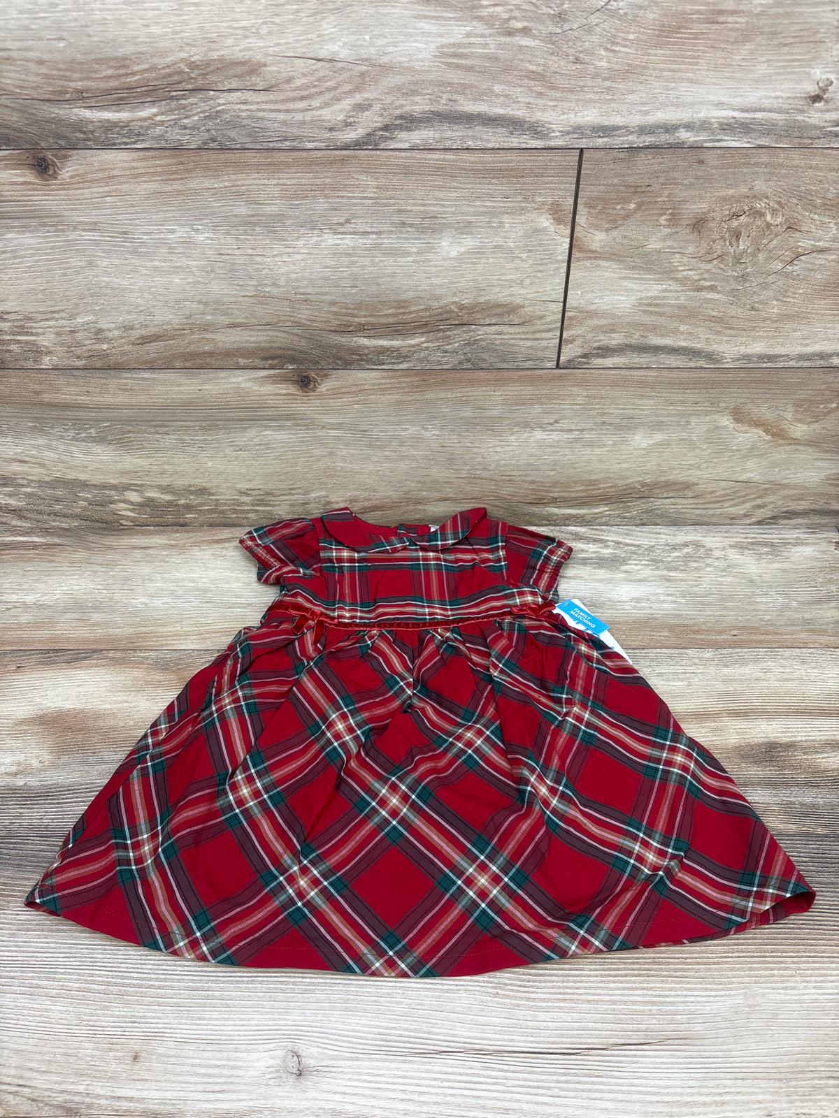 NEW Carter's Holiday Plaid Dress Red sz 18m