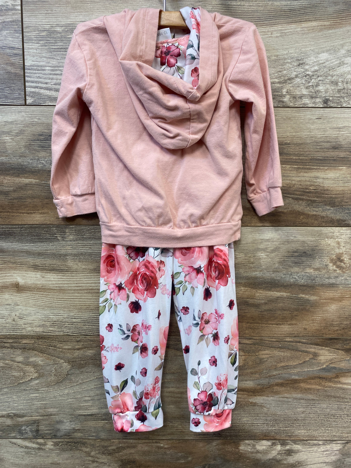 Mama's Girl 2pc Hooded Sweatshirt & Pants Set Pink sz 12-18m