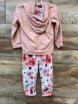 Mama's Girl 2pc Hooded Sweatshirt & Pants Set Pink sz 12-18m