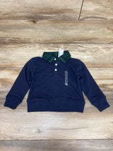 NEW Children's Place Long Sleeve Polo Shirt Navy sz 2T