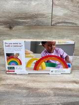 NEW Fisher-Price Wooden Stacking Rainbow