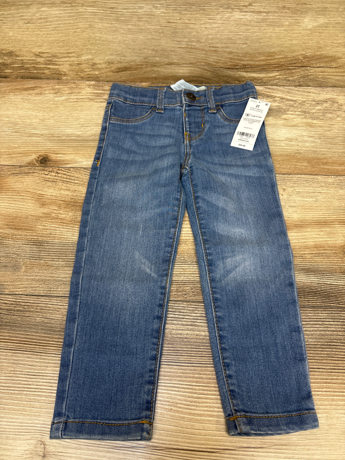 NEW OshKosh Super Skinny Jeans Blue sz 2T
