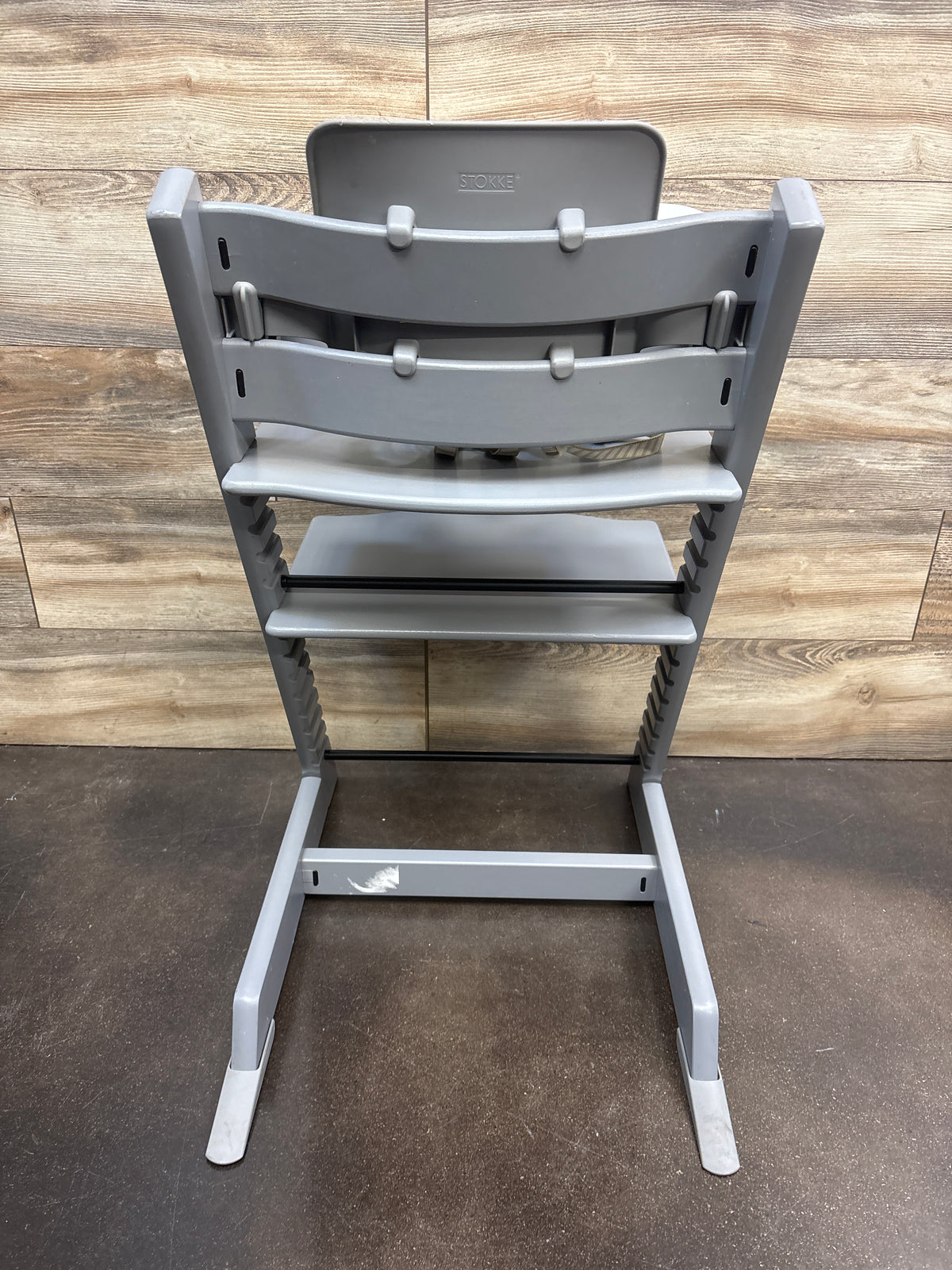 Stokke Tripp Trapp High Chair with Tray in Storm Grey