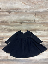 Stelle Long Sleeve A-Line Twirly Dress Black sz 4T