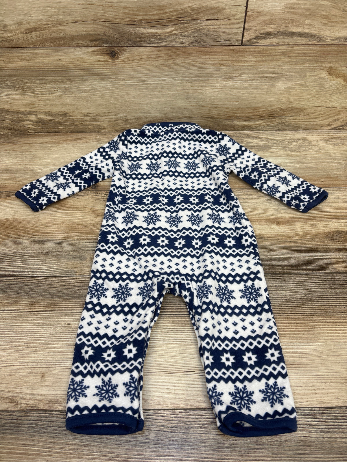 Carter's Fleece Fair Isle Coverall Navy sz 9m
