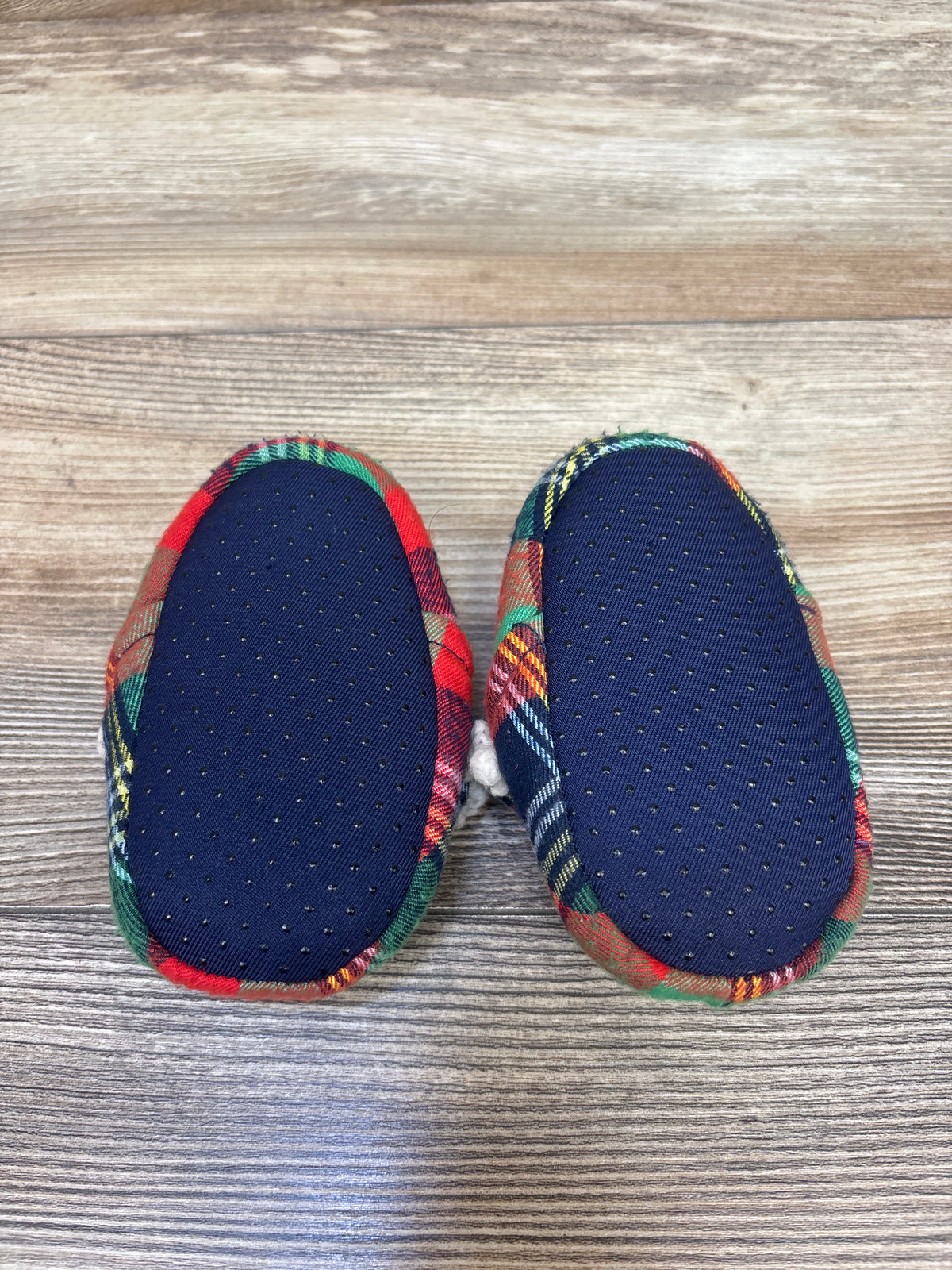 Dearfoams Baby Bear Slippers sz 3-4c