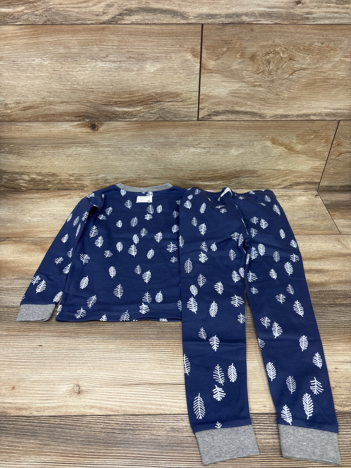 NEW Burt's Bees Baby 2pc Pajama Set Navy sz 5T