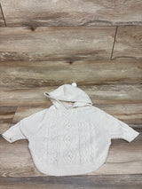 Cat & Jack Cable Knit Hooded Sweater Beige sz 12-18m