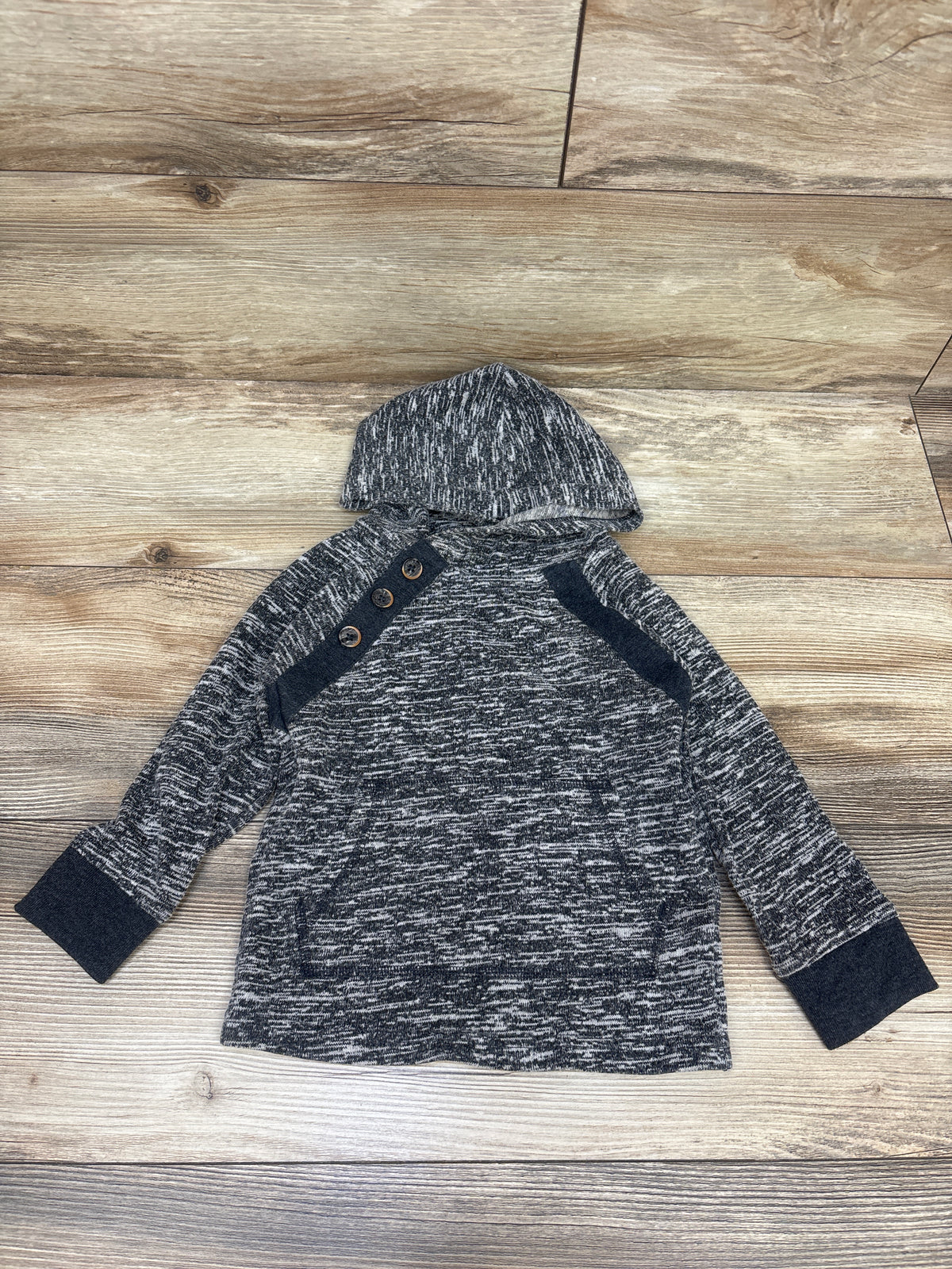 Cat & Jack Knit Hooded Sweater Grey sz 2T