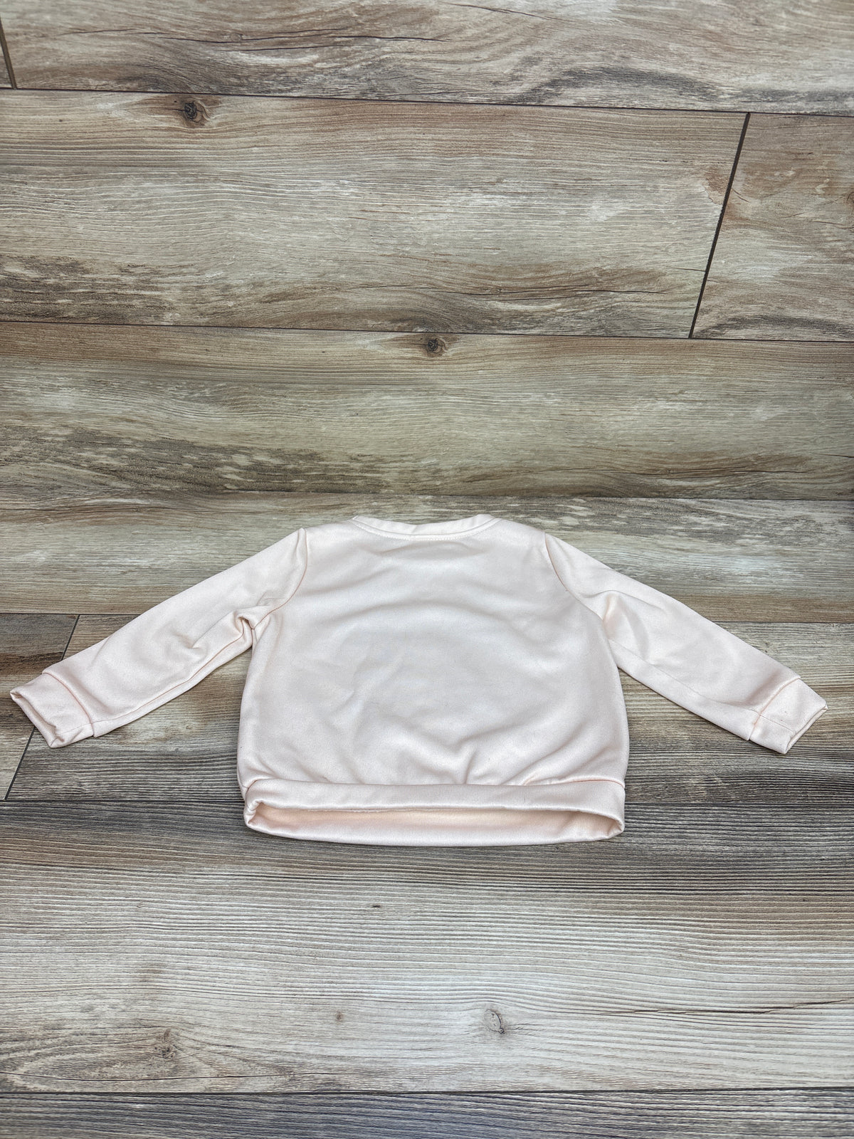 Shein Leopard Bow Pullover Sweatshirt Beige sz 12-18m