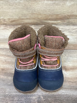 See Kai Run Abby Waterproof Insulated Boots Navy/Brown sz 6c