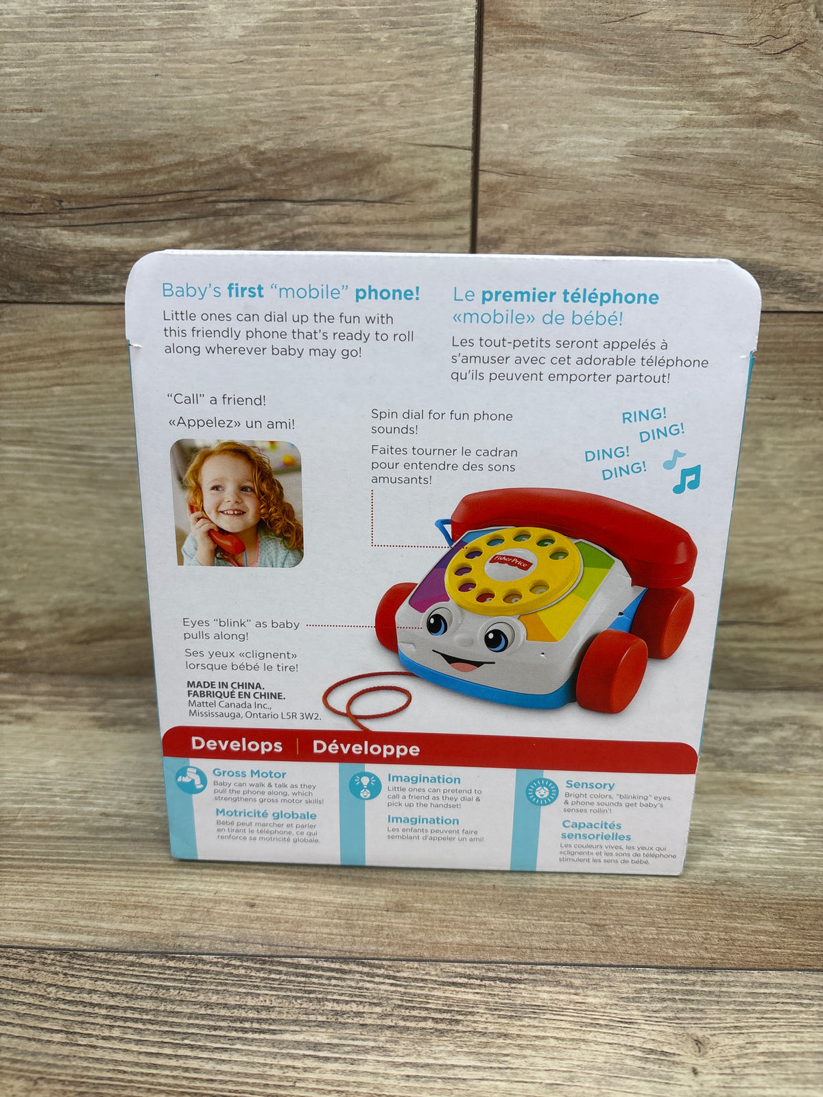 NEW Fisher-Price Chatter Telephone Pull Along Toy