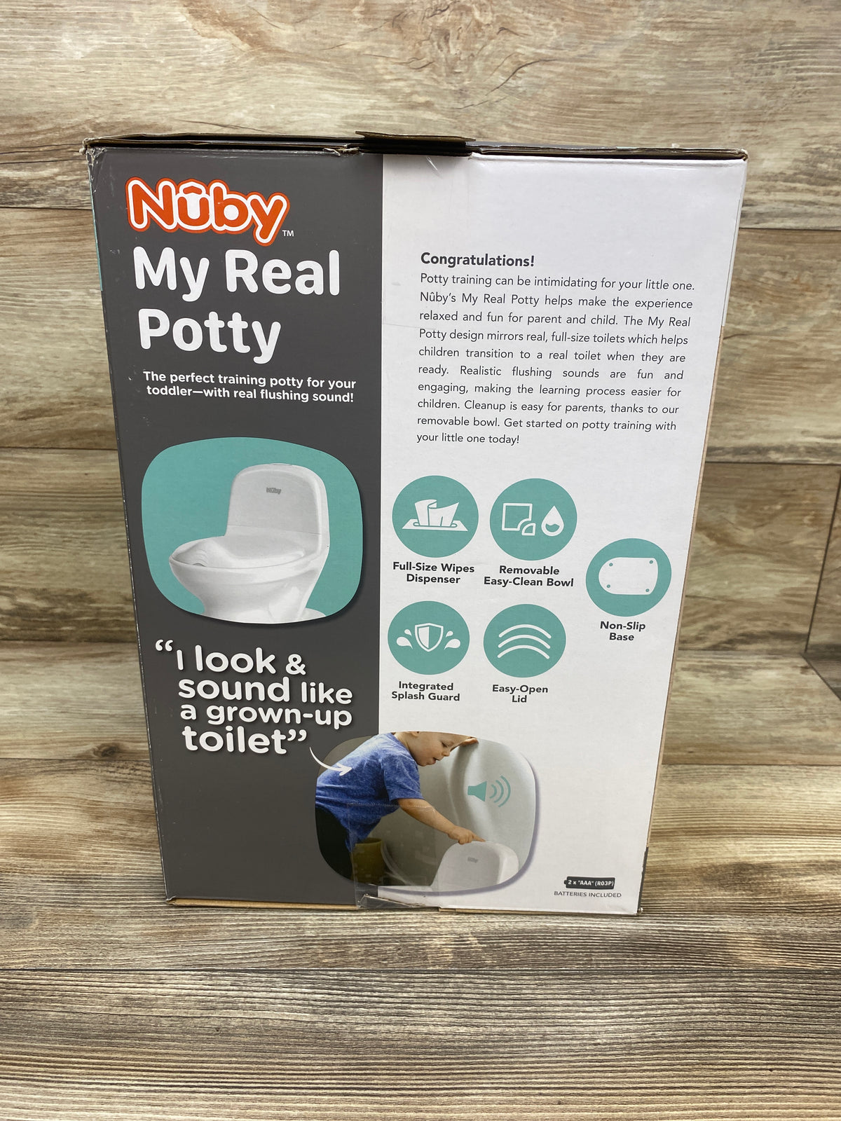 Nuby My Real Potty Chair White
