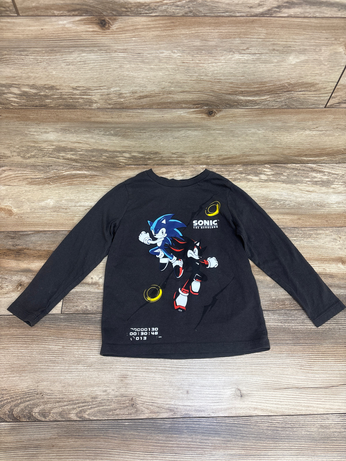 Old Navy x Sonic Long Sleeve Shirt Grey sz 5T
