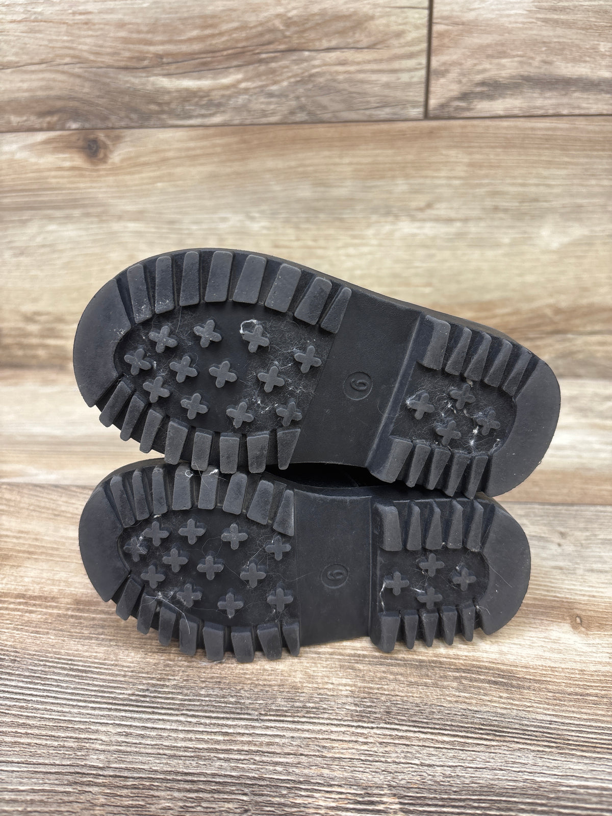 Baby Gap Lace-Up Ankle Boots Black sz 6c