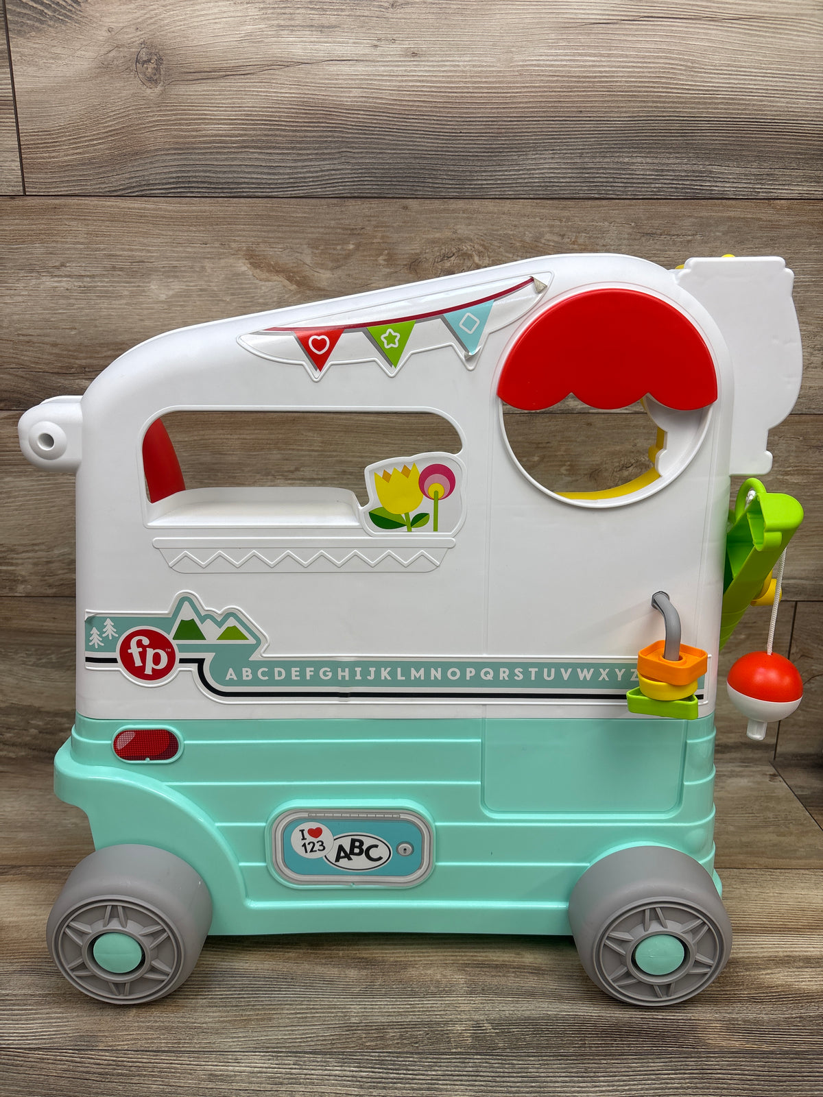 Fisher Price 3-in-1 On-The Go Camper Walker & Activity Center