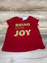 NEW Cat & Jack Bring The Joy Shirt Red sz 2T