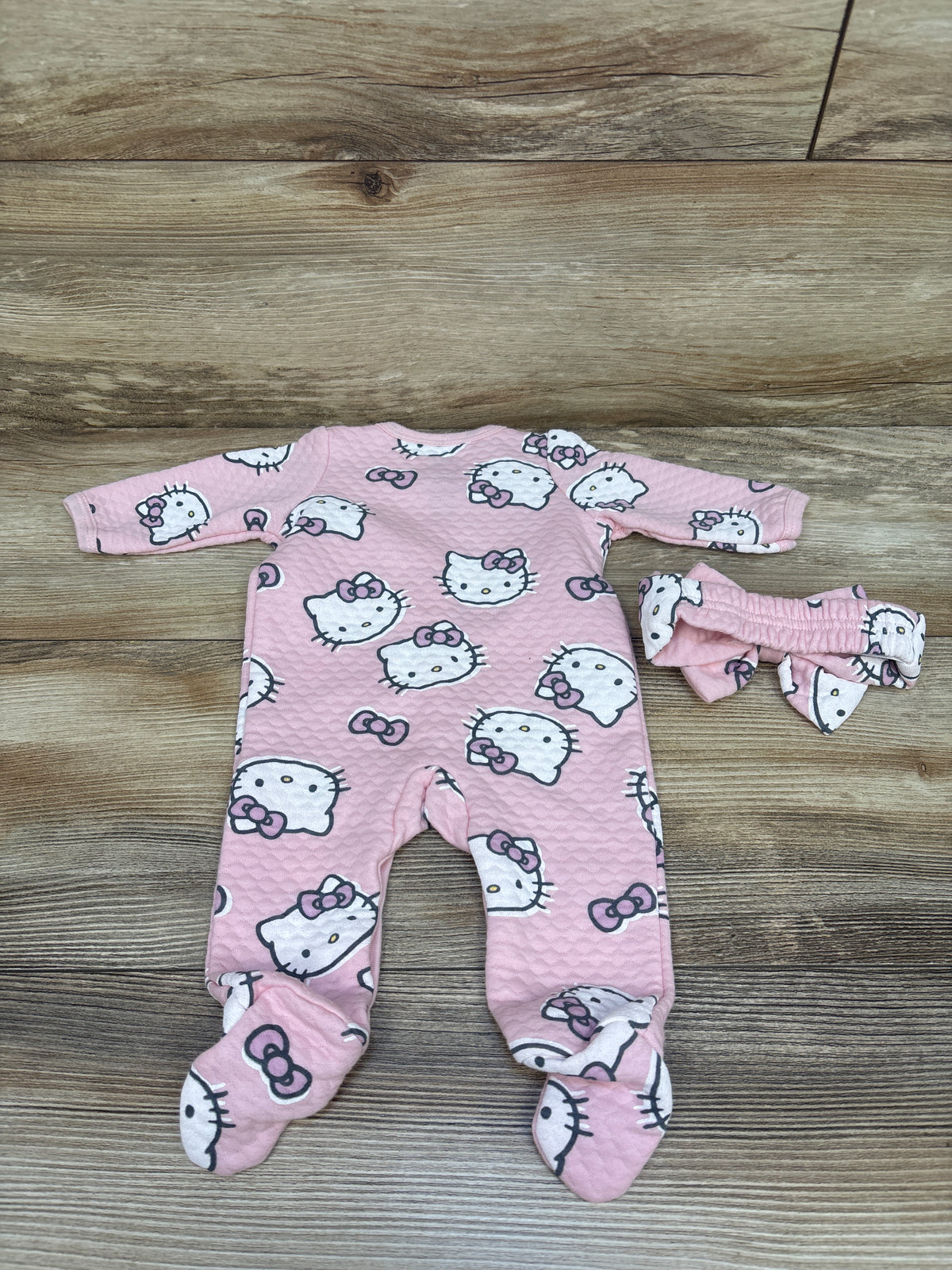 Hello Kitty 2pc Sleeper & Headband Set Pink sz Newborn