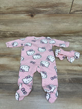 Hello Kitty 2pc Sleeper & Headband Set Pink sz Newborn