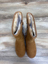NEW Cat & Jack Natalia Tall Shearling Style Boots Cognac sz 13c