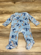 Disney Baby Stitch Plush Sleeper Blue sz 3/6m