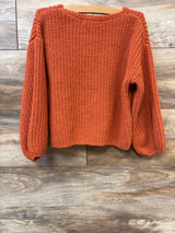H&M Chunky Knit Sweater Orange sz 5/6T