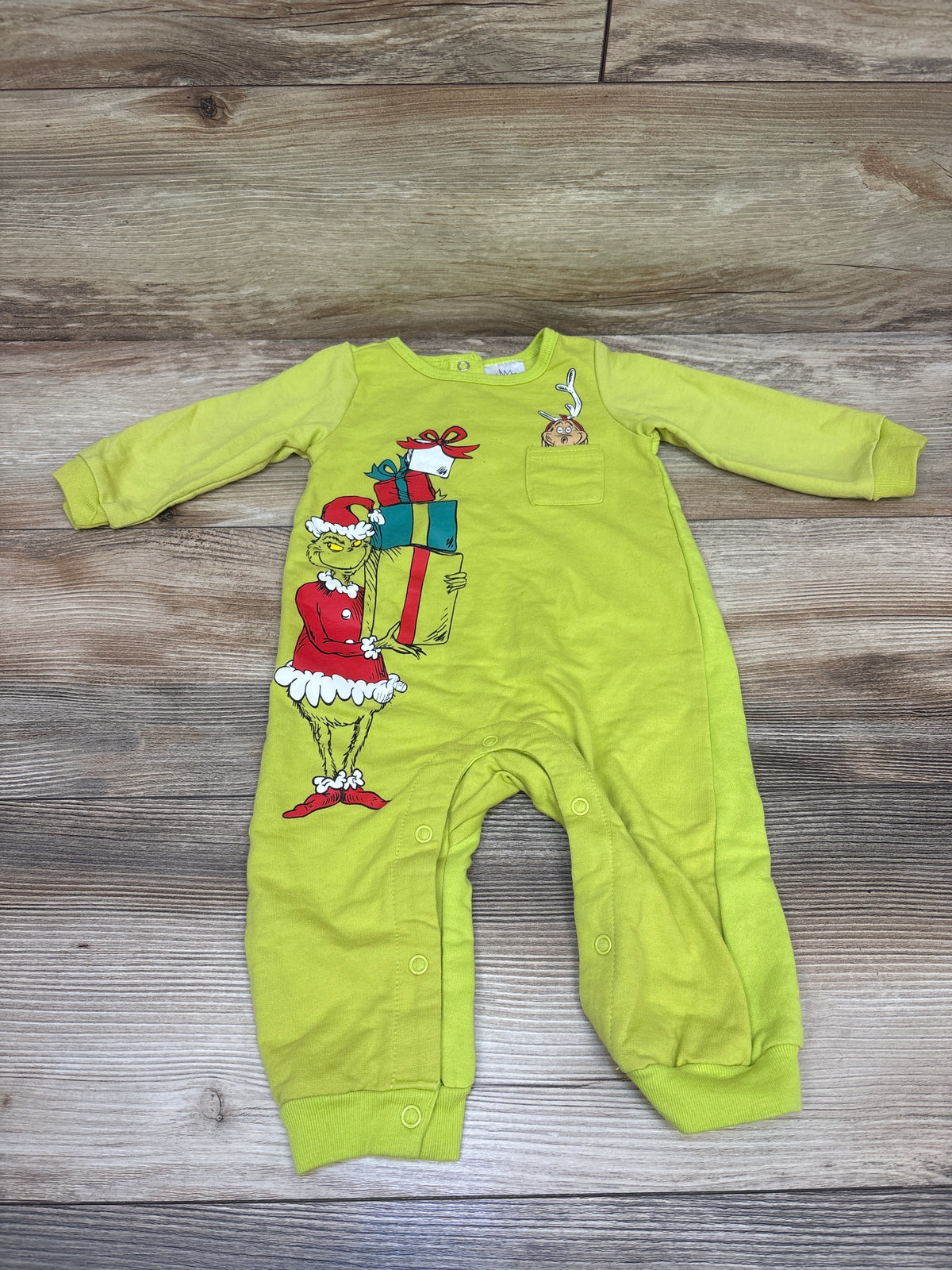 The Grinch Coverall Green sz 6/9m