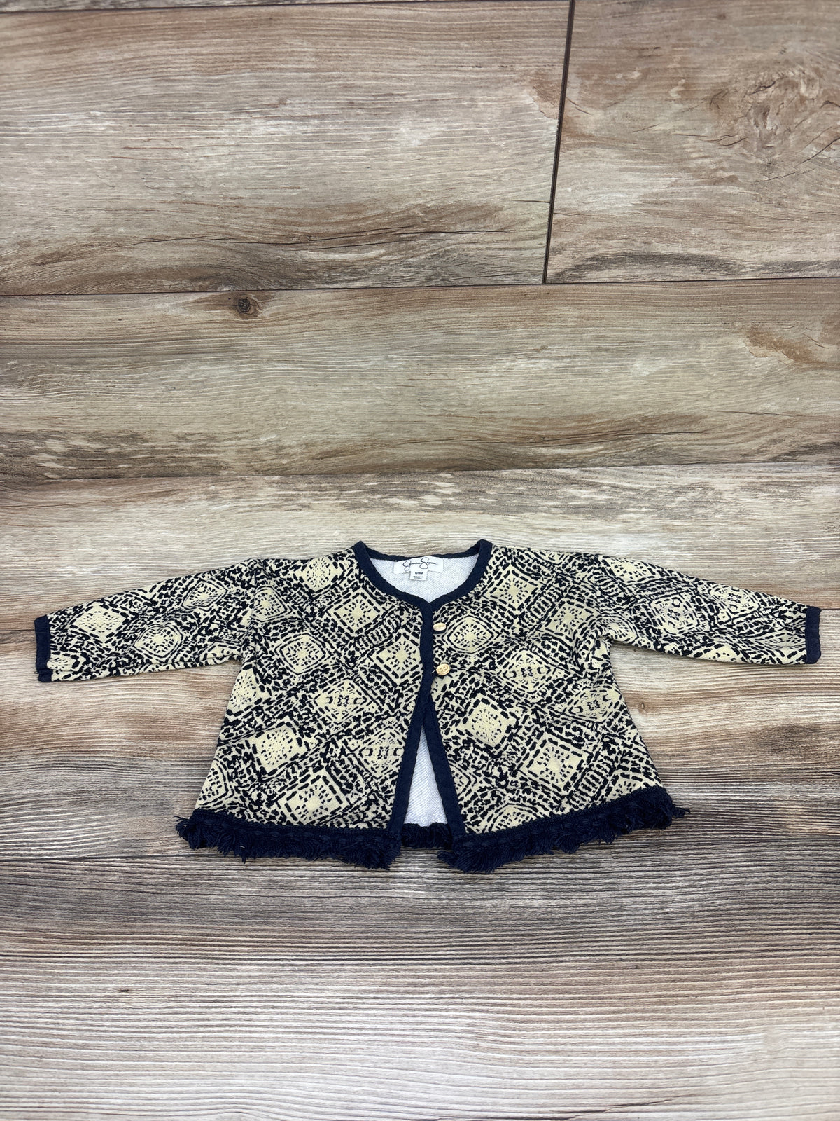 Jessica Simpson Pattern Cardigan Cream sz 6/9m