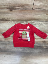 NEW Jumping Beans x Star Wars Happy Holidays Sweatshirt Red sz 6m