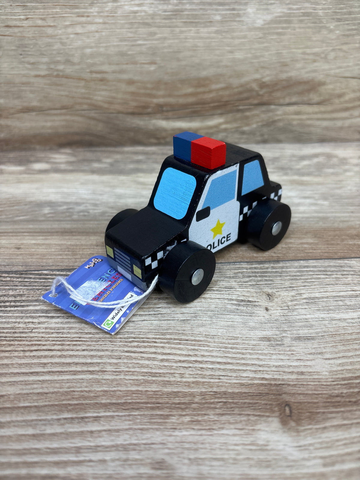 NEW Majigg Wooden Police Vehicle