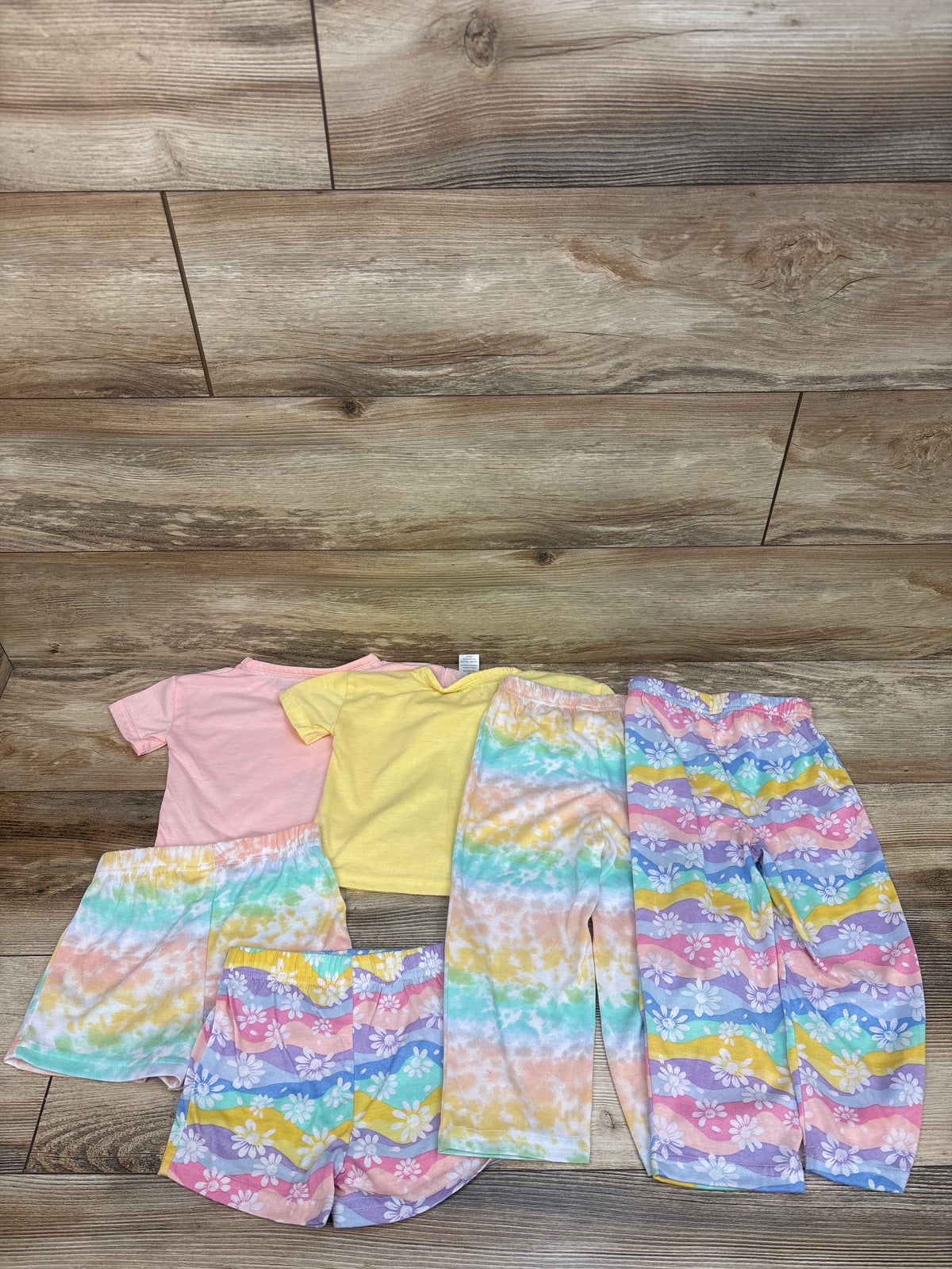 Dots & Dreams 6pc Pajama Set Pink sz 2T