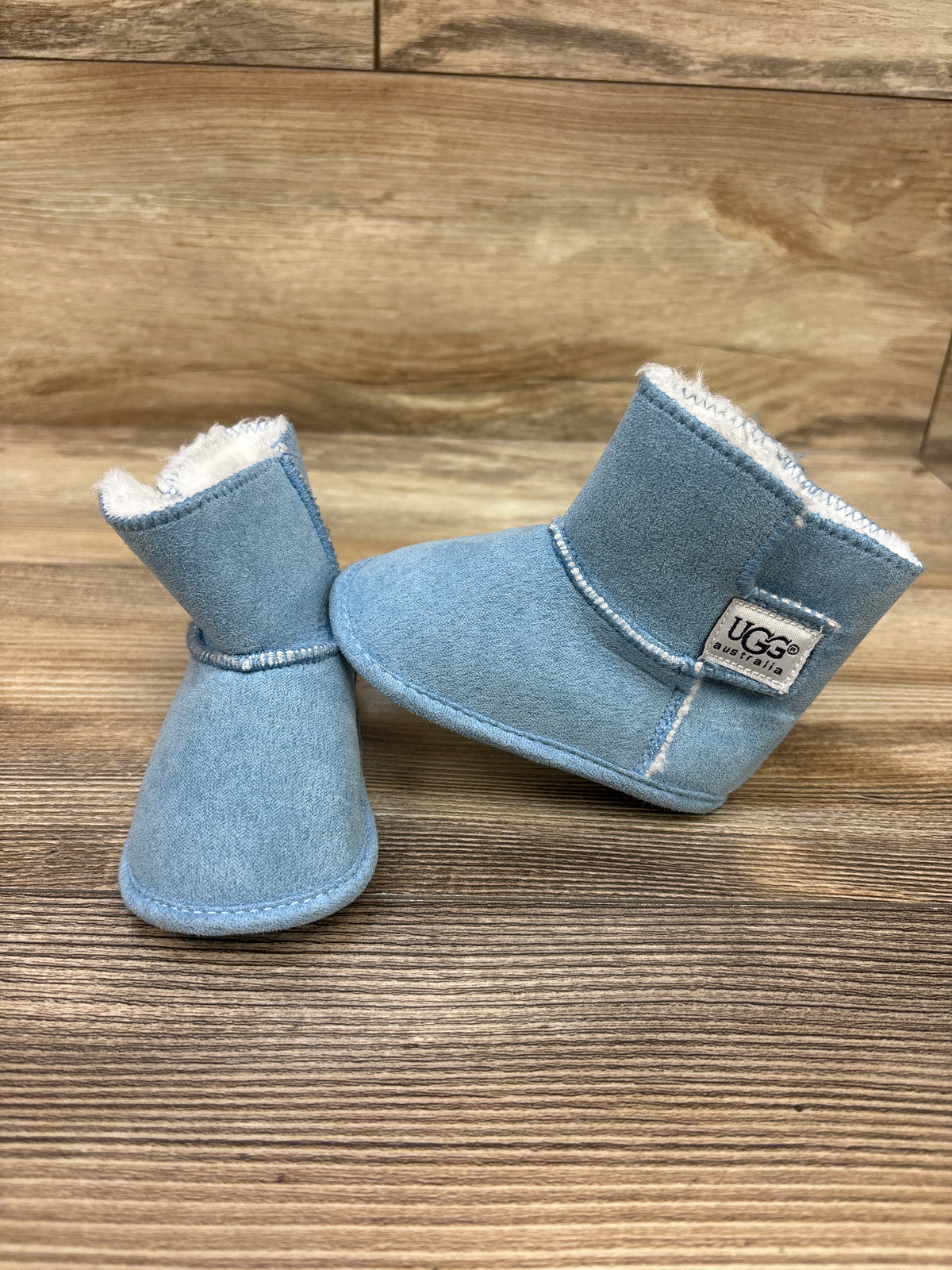 UGG Baby Booties Erin Baby Blue sz 3/4c